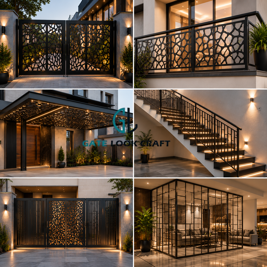 Aluminium partition installation